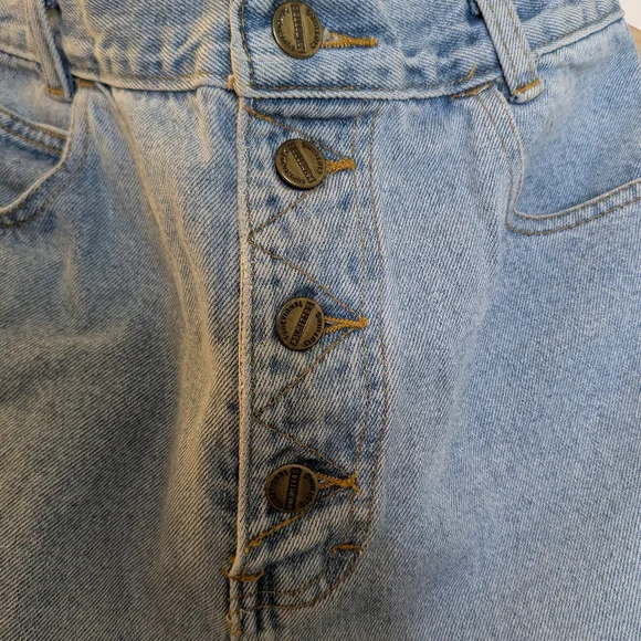 VINTAGE High Rise Blue Jeans with Classic Faded Look Palmetto's - Picture 2 of 7